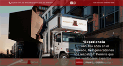 Desktop Screenshot of mudanzascastillo.com.mx